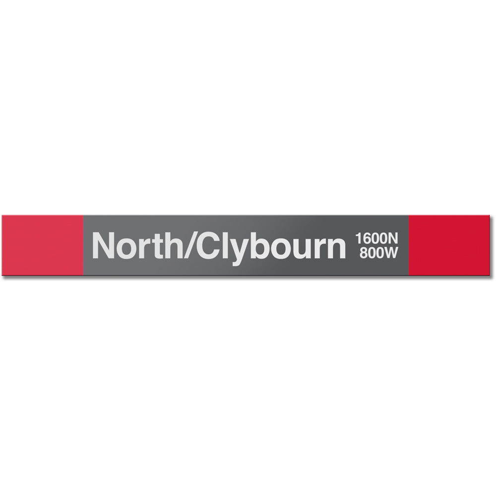 North/Clybourn Station Sign - CTAGifts.com