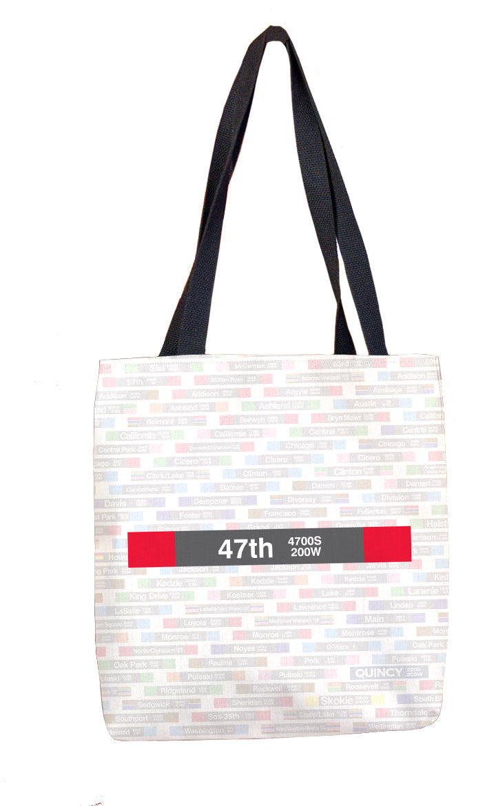 47th (Red) Tote Bag - CTAGifts.com