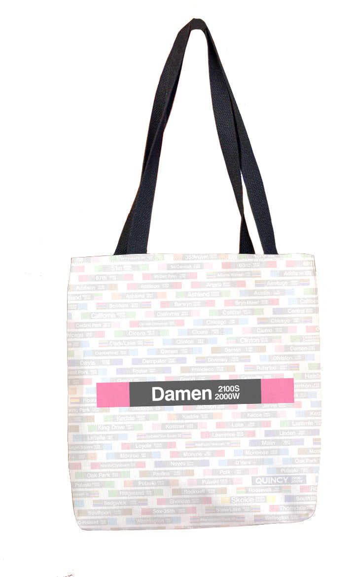 Damen (Pink) Tote Bag - CTAGifts.com
