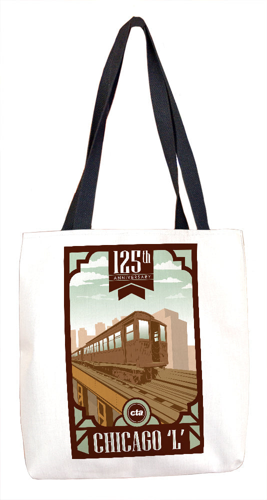 125th Anniversary (White) Tote Bag - CTAGifts.com