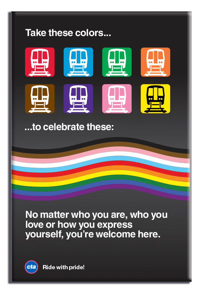 Take These Colors Pride Magnet