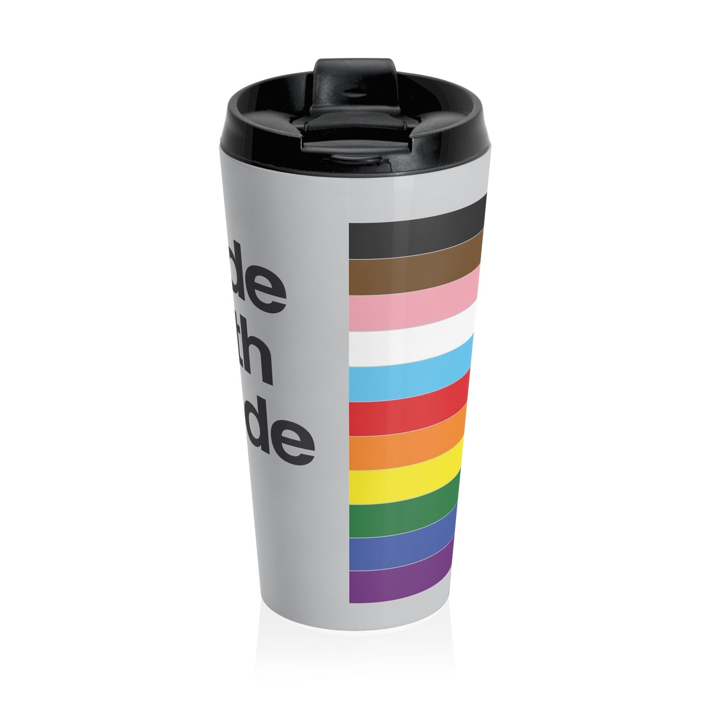 Ride with Pride (Bands) Travel Mug
