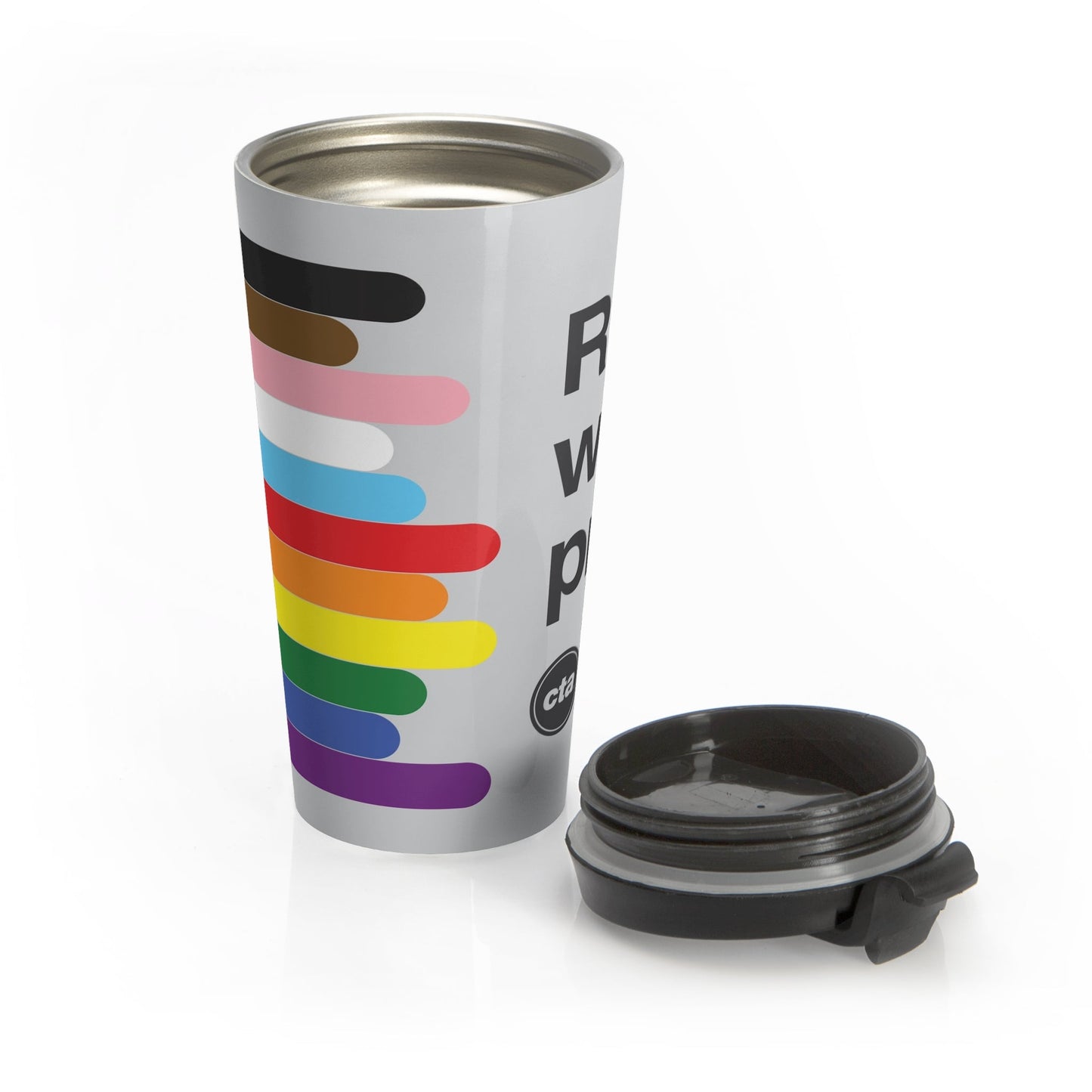 Ride with Pride (Bands) Travel Mug