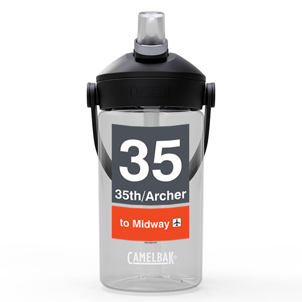 35th/Archer (Orange) Kids Waterbottle