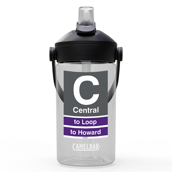Central (Purple) Kids Waterbottle