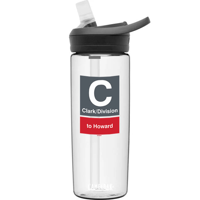 Clark / Division (Red) Waterbottle