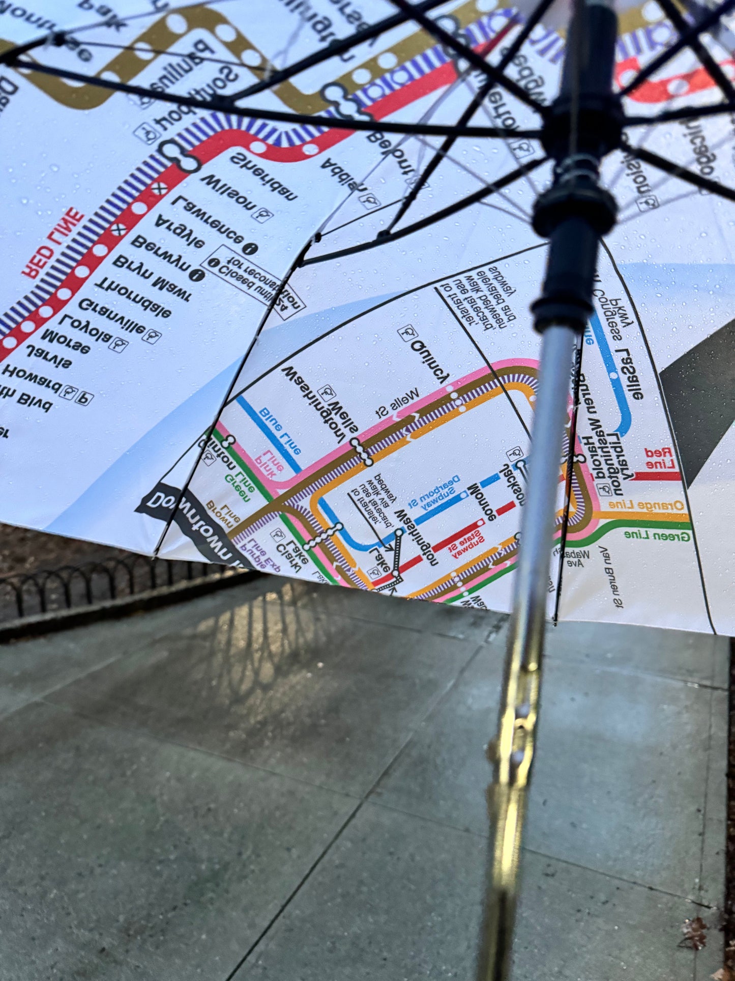 CTA Map Umbrella