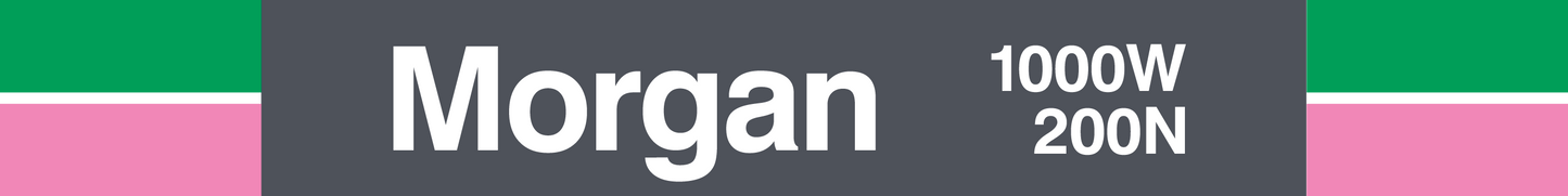 Morgan Station Sign