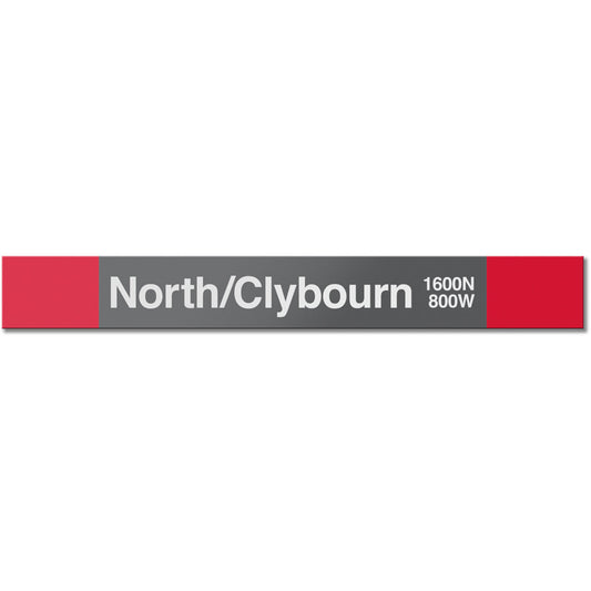 North/Clybourn Station Sign - CTAGifts.com