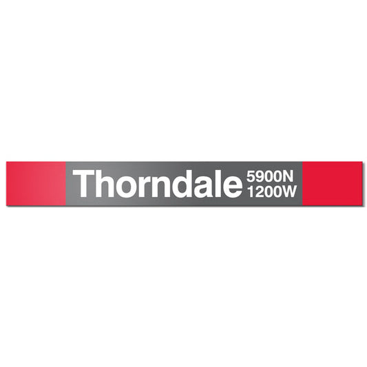 Thorndale Station Sign - CTAGifts.com