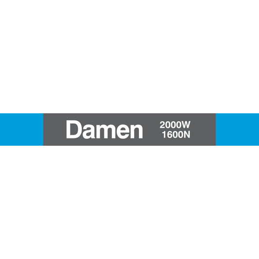 Damen (Blue) Station Sign