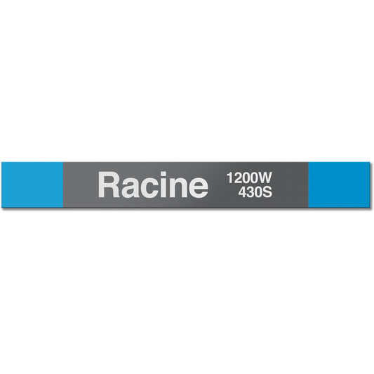 Racine Station Sign - CTAGifts.com
