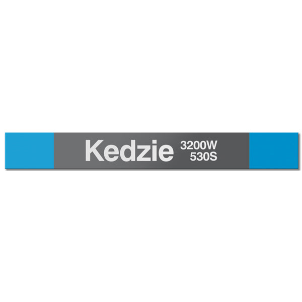Kedzie-Homan Station Sign - CTAGifts.com