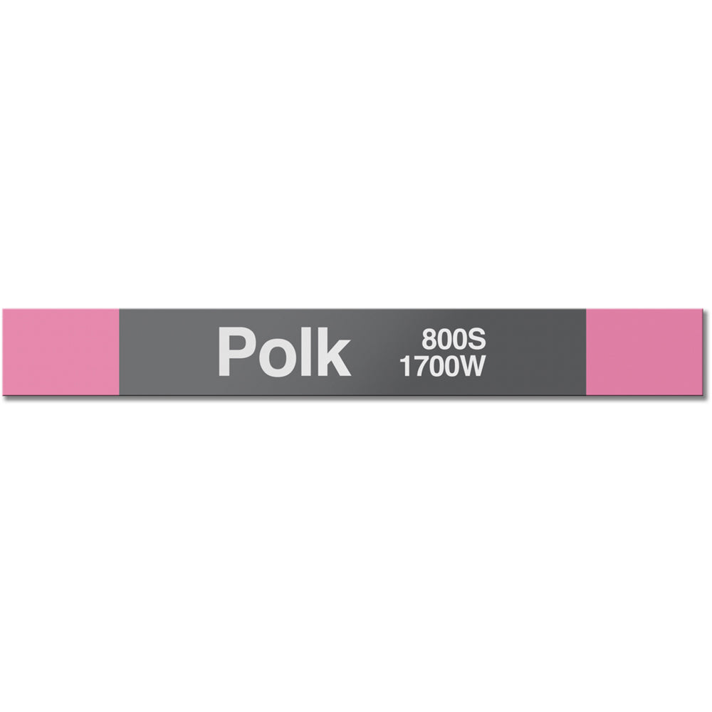 Polk Station Sign - CTAGifts.com