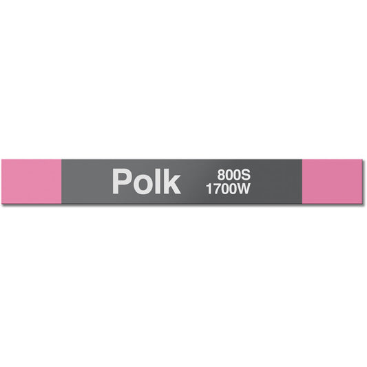 Polk Station Sign - CTAGifts.com