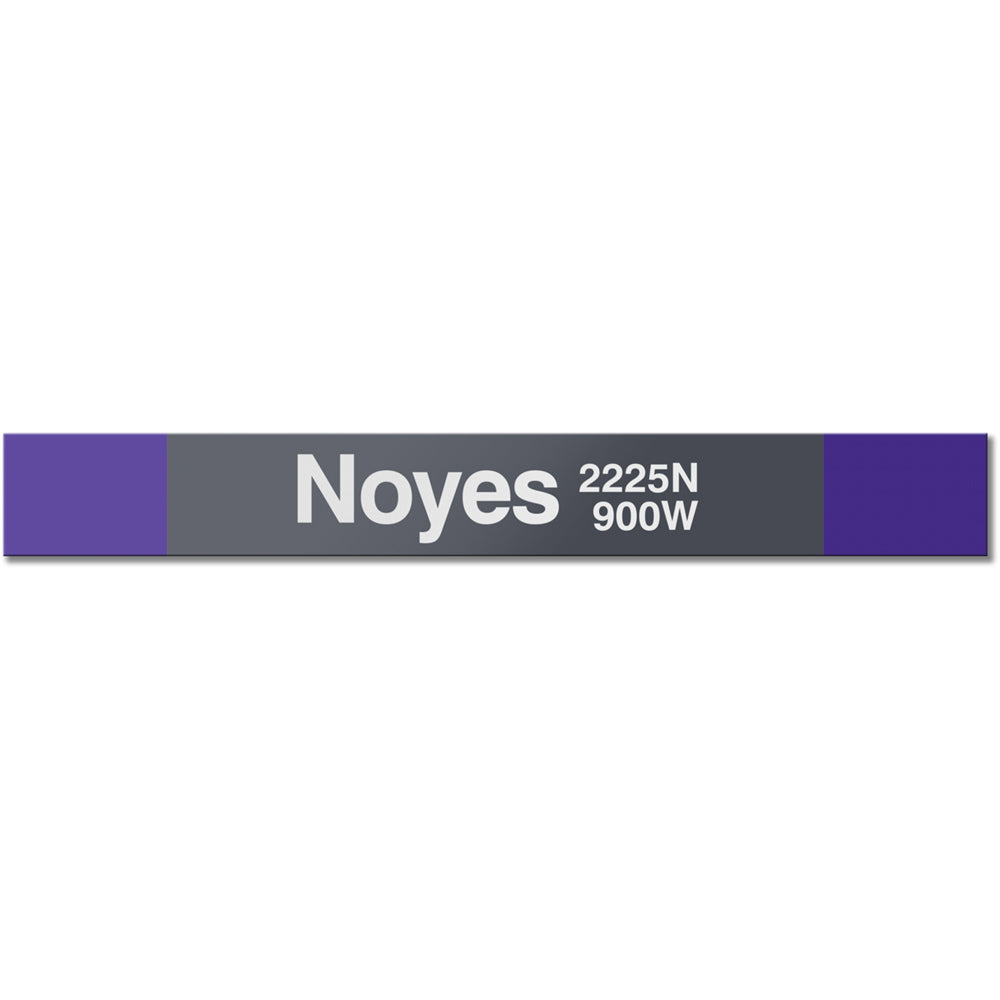 Noyes Station Sign - CTAGifts.com