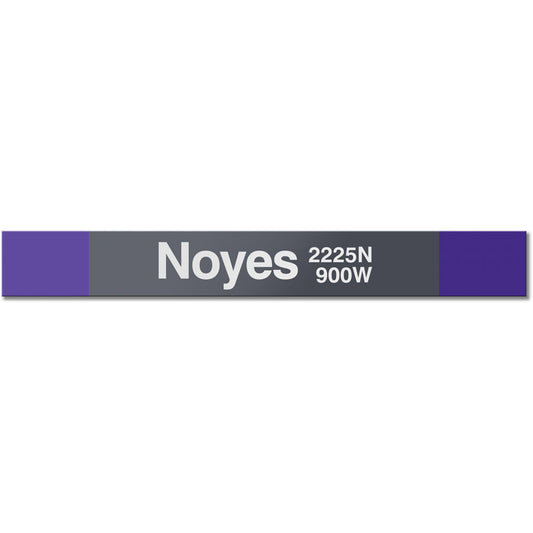 Noyes Station Sign - CTAGifts.com