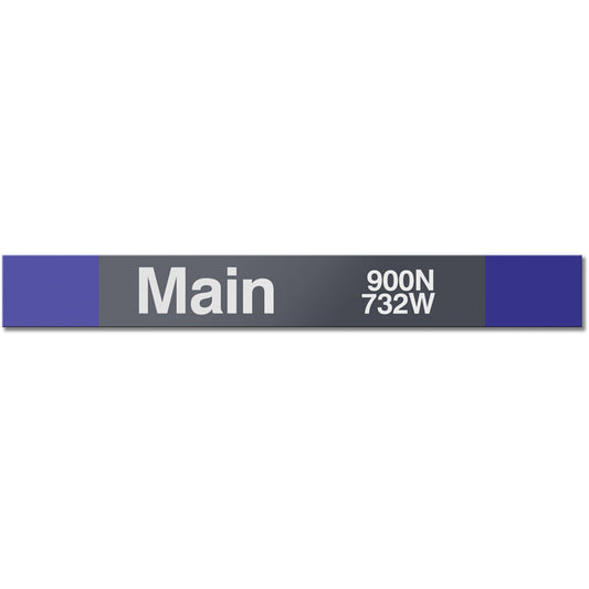 Main Station Sign - CTAGifts.com