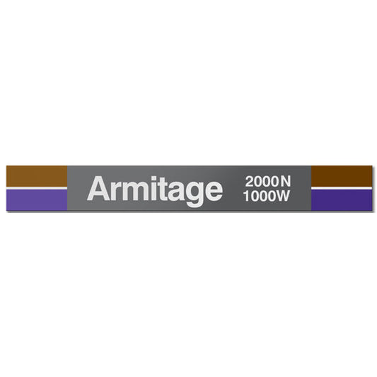 Armitage Station Sign - CTAGifts.com