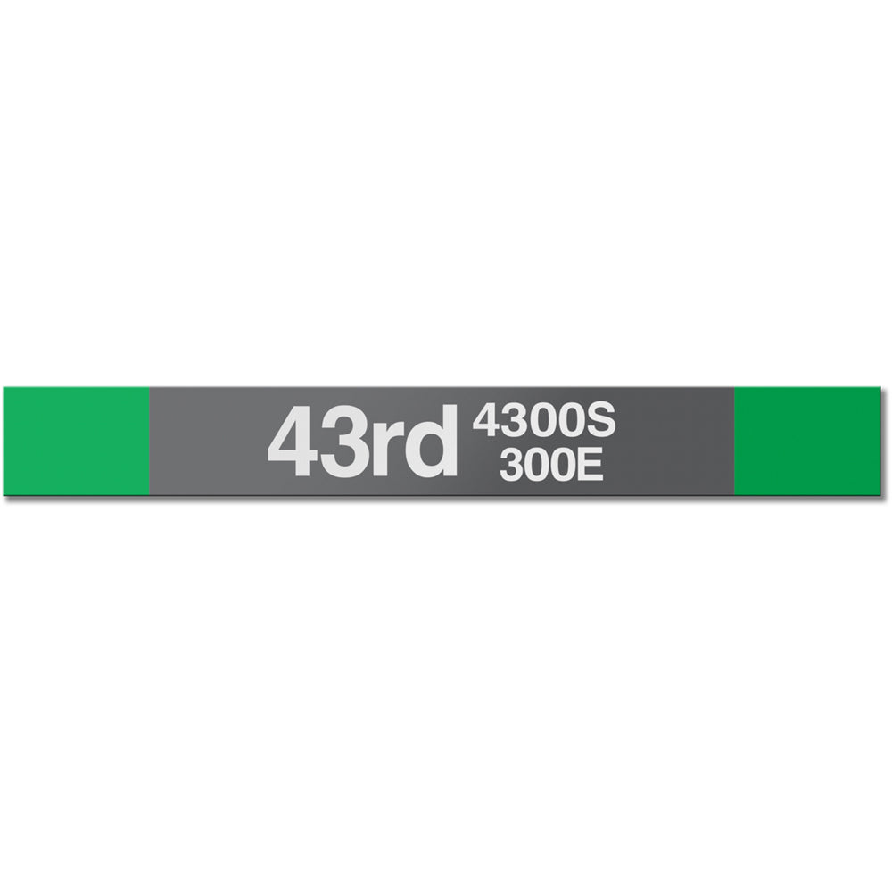 43rd Station Sign - CTAGifts.com