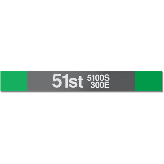 51st Station Sign - CTAGifts.com