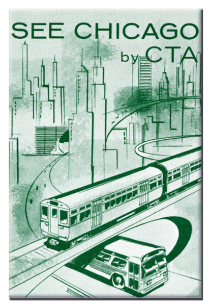 See Chicago Magnet - CTAGifts.com