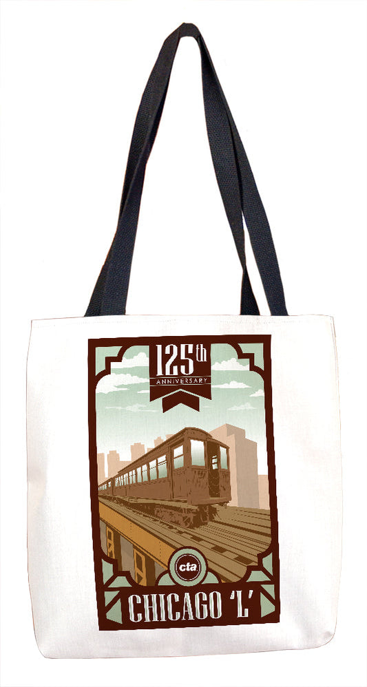 125th Anniversary (White) Tote Bag - CTAGifts.com