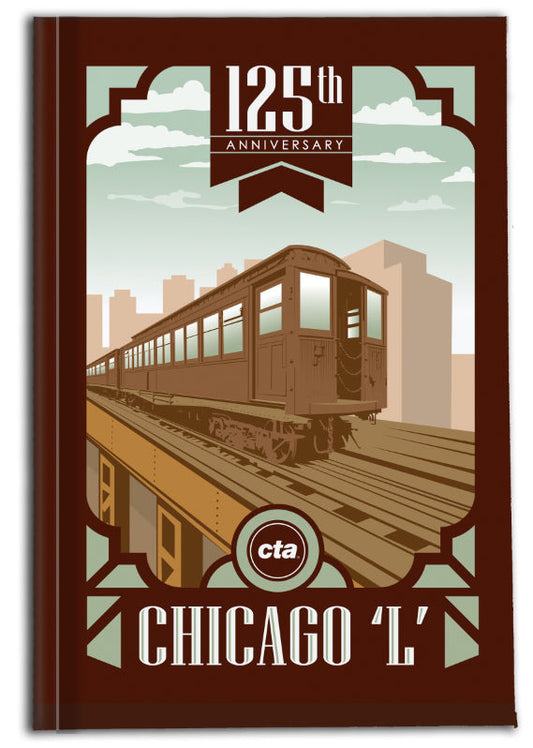 125th Anniversary (Brown) Blank Book - CTAGifts.com
