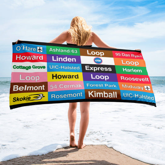 'L' Destinations Towel - CTAGifts.com
