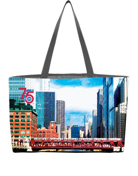 75th Anniversary River Crossing Weekender Tote