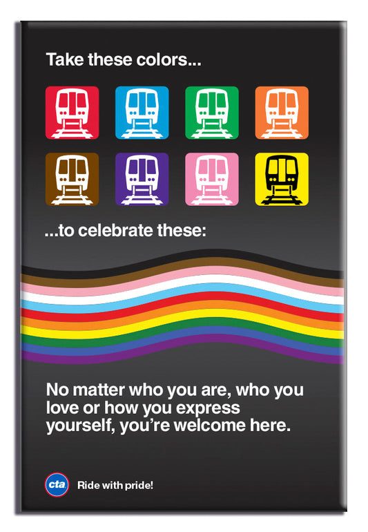 Take These Colors Pride Magnet