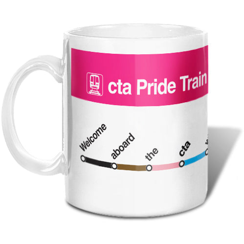 All Aboard (on White) Mug