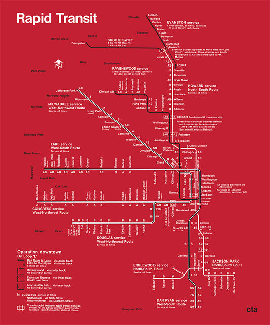 1970 KDR Map A Station Print