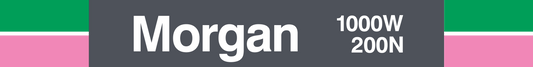 Morgan Station Sign